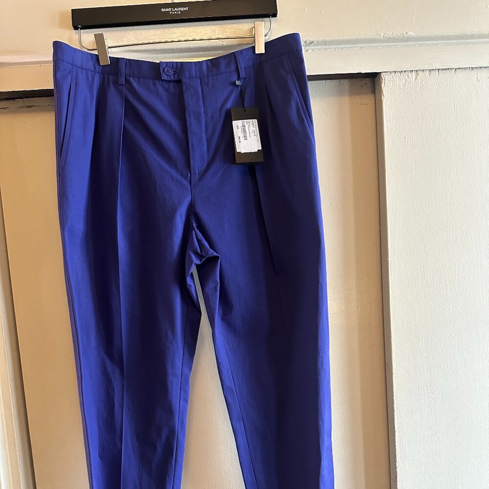 Men's Saint Laurent Purple Trousers.